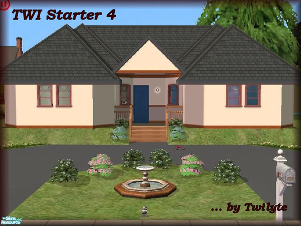 Sims 2 — TWI Starter 4 by Twilyte — As part of the Habitat for Simanity project, Sims across the land came together to