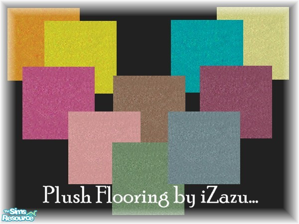 Sims 2 — Plush Flooring Set by iZazu — Plush Flooring Set with ScotchGuard by iZazu... ~TSRAA~