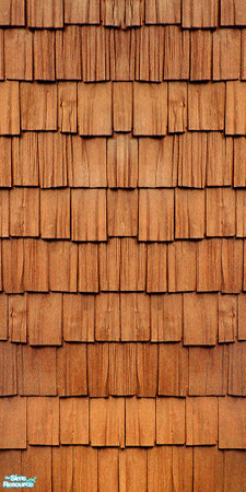 Sims 2 — Brown Wood Shingle Siding by Eboluh — Gorgeous brown wood shingle siding, perfect for your Victorian home! Hope
