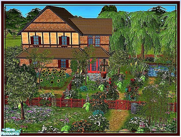 Sims 2 — SimS. Street 16 -new- by SimSylvia40 — This is not the Original. I must build the Houses new, it is not the same