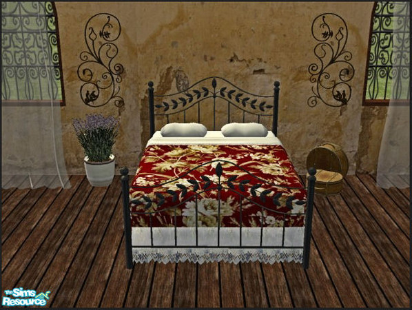 Sims 2 — Providence Bedroom Set - Bed by ~Monica~ — Enjoy ;)