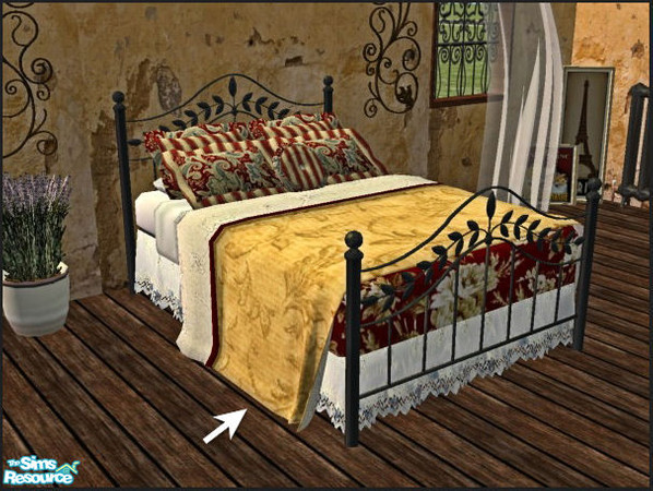 Sims 2 — Providence Bedroom Set - Bed blanket by ~Monica~ — Enjoy ;)