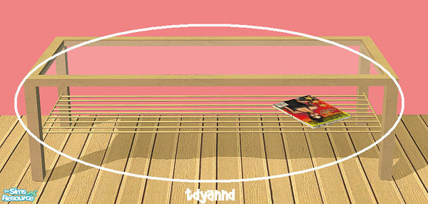 Sims 2 — BC Awareness - Rialto Recolor - CoffeeTable by tdyannd — 