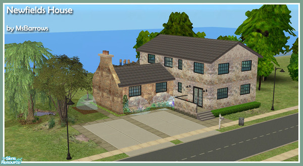 Sims 2 — Newfields House by MsBarrows — Yet another building from my Soup Legacy. This is the residence of Watercress