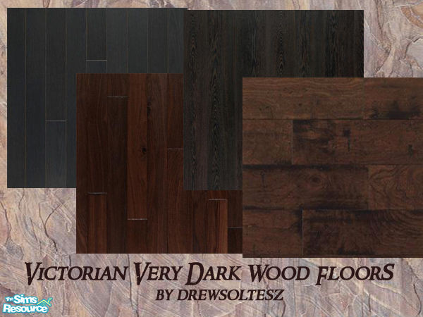 Sims 2 — Victorian Very Dark Wood Floors by drewsoltesz — Very dark, rich wood floors for your Sims decorating needs!