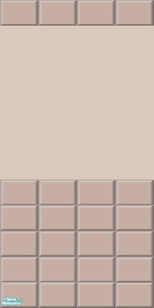 Sims 2 — Pastel Half Wall Tile Collection - Brown Wall Tiles by shadow66 — From my \'Pastels Collections\':- This is one