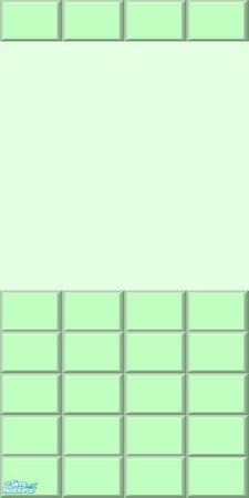 Sims 2 — Pastel Half Wall Tile Collection - Green Wall Tiles by shadow66 — From my \'Pastels Collections\':- This is one