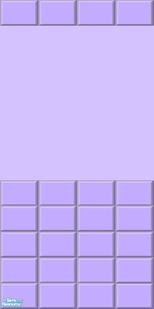 Sims 2 — Pastel Half Wall Tile Collection - Lilac Wall Tiles by shadow66 — From my \'Pastels Collections\':- This is one