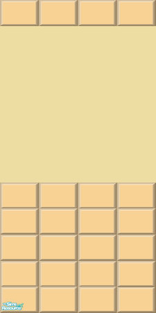 Sims 2 — Pastel Half Wall Tile Collection - Gold Wall Tiles by shadow66 — From my \'Pastels Collections\':- This is one