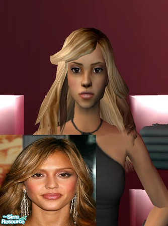 Sims 2 — Jessica Alba by LadyH1973 — Actress Jessica Alba.