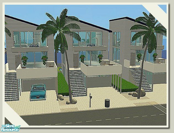 Sims 2 — Apartment 4 by kissme87 — Apartment with 3 apartment units . Cost 2,174 to 2,220 $ . Fully furnished . Hope you
