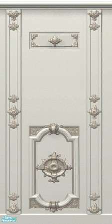 Sims 2 — Silver wall maxis by The_Unicorn — -