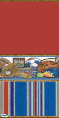 Sims 2 — WhiteRose_28 by white_rose — Another sports wall