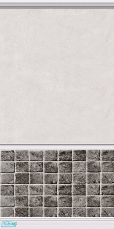 Sims 2 — Rough Hewn Tile Charcoal Half by SimsLvrGrl — Ancient-modern stone tile walls and floors with a non-skid finish!