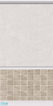 Sims 2 — Rough Hewn Tile Beige Half by SimsLvrGrl — Ancient-modern stone tile walls and floors with a non-skid finish!