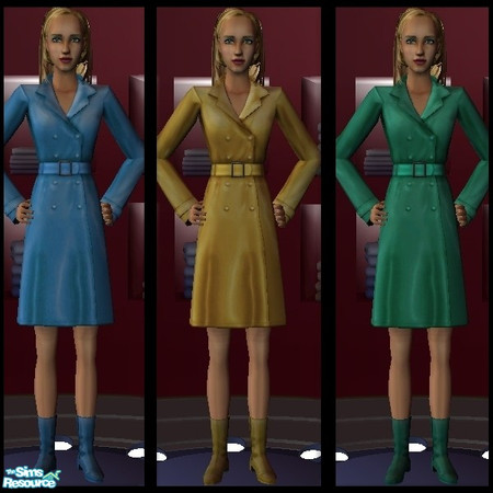 Sims 2 — Raincoats & boots - light set by law3 — 