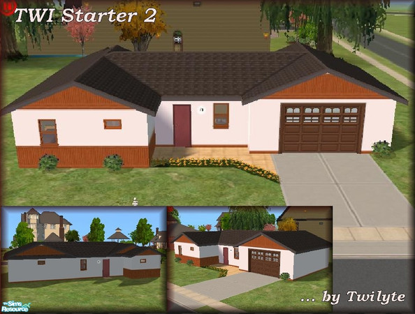 Sims 2 — TWI Starter 2 by Twilyte — As part of the Habitat for Simanity Program, Sims across the land came together to