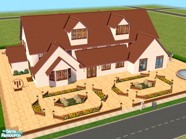 Sims 2 — Cururo by Andres-Chile — A classic family house, with a lot of space, beautiful gardens, pool and a terrace, I