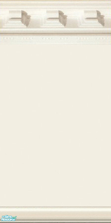 Sims 2 — Creme wall with Big Moulding by The_Unicorn — -
