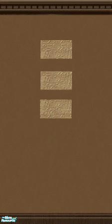 Sims 2 — African Paint Modern by TSR Archive — Handmade Wall Design part of the African Themed Room Set. ** TSRAA Member