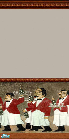 Sims 2 — Waiter by linegud — Nice for caf&eacute;es and restaurants...