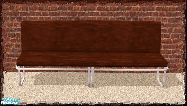 Sims 2 — Mocha Brown Living - Sofa by Waverly — REQUIRES THE FIXED RED HOT LIVING MESHES! Please make sure you have the