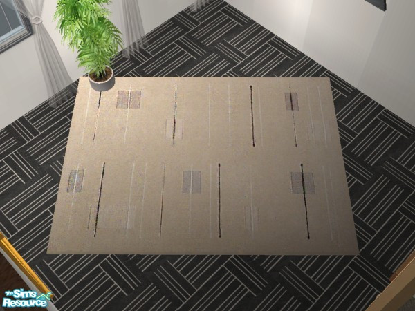 Sims 2 — Affaire Office White Rug by Funny2401 — Affaire Office White Recolor. Mesh also available at TSR and on my Site