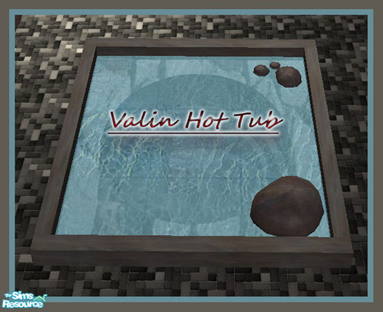Sims 2 — Hot Tub From Valin by TearsRain — The Valin Bathroom Hot Tub. This Is a Steffor Creation and the Mesh is found