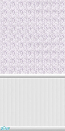 Sims 2 — Swirl Wall Collection 06 by wytetygryss — One of a set of wallpapers in soft colours featuring an elegant swirl