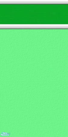 Sims 2 — Two-Tone Painted Wall 02 by wytetygryss — One of four brightly-coloured walls with a painted border in a