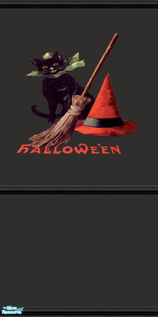 Sims 2 — Halloween Set 2 5 by Girl-from-mars — Set containst 16 matching walls that all tile. These will actually tile