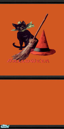 Sims 2 — Halloween Set 1 4 by Girl-from-mars — This set contains 15 matching walls that tile with each other. These also