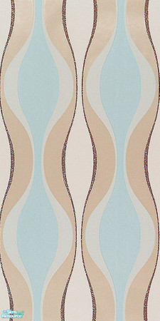 Sims 2 — Retro style by linegud — Use on one wall to be trendy or on all walls to be in living color.