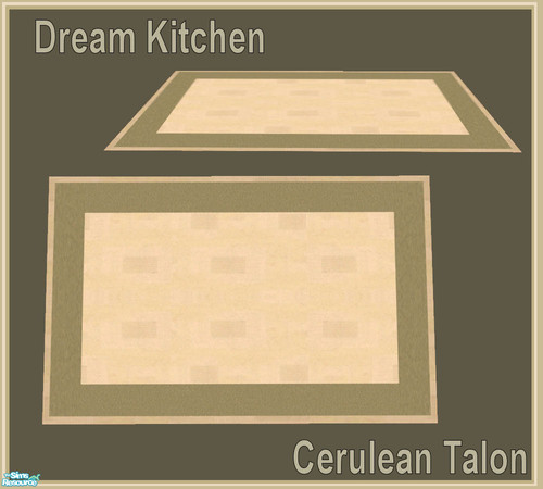 Sims 2 — Dream Kitchen - Rug by Cerulean Talon — Kitchen furnishings that will make any home the talk of the