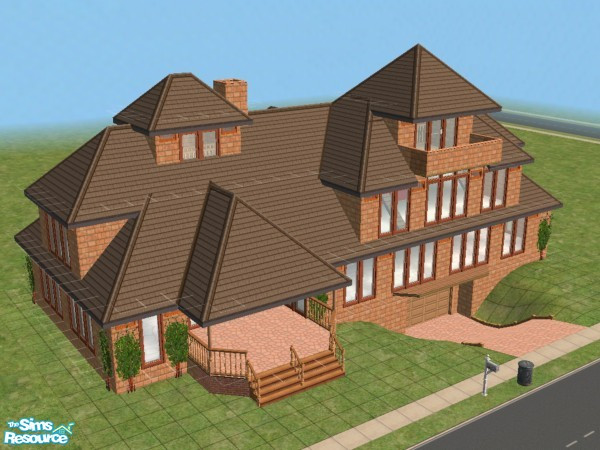 Sims 2 — Marly by khougar — My first try of "housing" with NL. Thx Tiko for idea, then thx Cwirsing for sloped