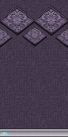 Sims 2 — C.A.P. in Nurple 3 by iwubu — Who doesn't love classy patterns? Well, we certainly do here at the Crazy About