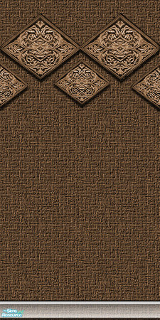 Sims 2 — C.A.P. in Earthen 3 by iwubu — Who doesn't love classy patterns? Well, we certainly do here at the Crazy About