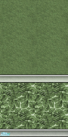 Sims 2 — Patterns of Nature in Mosses 4 by iwubu — Bright and lovely wallpaper. The base in hand smoothed colored clays
