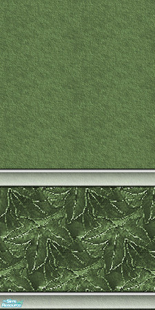 Sims 2 — Patterns of Nature in Mosses 2 by iwubu — Bright and lovely wallpaper. The base in hand smoothed colored clays