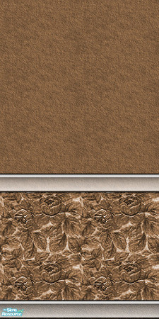 Sims 2 — Patterns of Nature in Earthen 4 by iwubu — Bright and lovely wallpaper. The base in hand smoothed colored clays