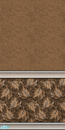 Sims 2 — Patterns of Nature in Earthen 1 by iwubu — Bright and lovely wallpaper. The base in hand smoothed colored clays