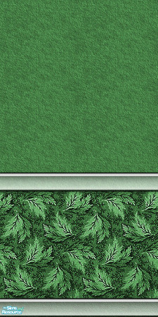 Sims 2 — Patterns of Nature in Bright Forest 1 by iwubu — Bright and lovely wallpaper. The base in hand smoothed colored
