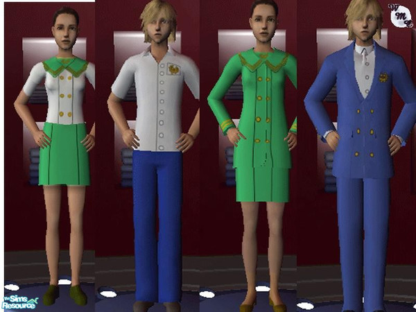 Sims 2 — Marmalade Anyone - Clothing by KagomeHanyou — Clothing modeled from the anime "Marmalade Boy."