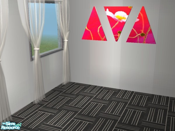 Sims 2 — Affair Office Painting by Funny2401 — Included : Sideboard , Sculpture , Painting , Highboard , Shelf large ,