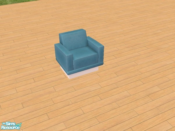 Sims 2 — Sea Blue Sectional by Queen_Of_The_Stone_Age — *tsraa item*