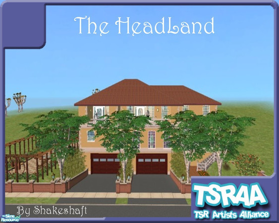 Sims 2 — The HeadLand by Shakeshaft — A 2 bed,2 bath family home, built over 3 storey's which includes a basement double