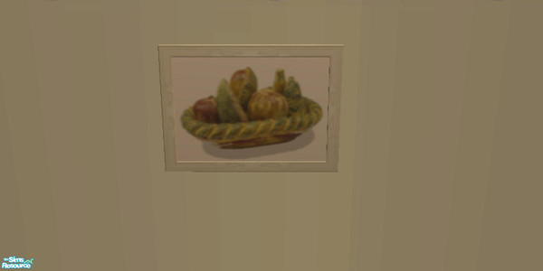 Sims 2 — Earthenware Kitchen Art 2 by NewSimSimGirl — An earthy set, styled around the beauty of eathenware pottery.