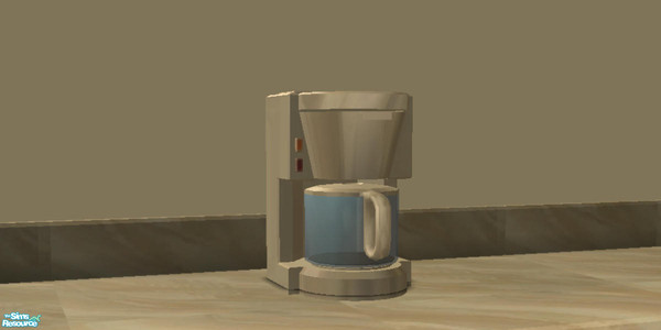 Sims 2 — Earthenware Kitchen CoffeeMaker by NewSimSimGirl — An earthy set, styled around the beauty of eathenware