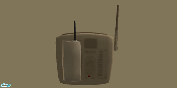 Sims 2 — Earthenware Kitchen Phone by NewSimSimGirl — An earthy set, styled around the beauty of eathenware pottery.