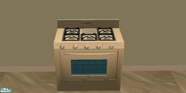 Sims 2 — Earthenware Kitchen Stove by NewSimSimGirl — An earthy set, styled around the beauty of eathenware pottery.